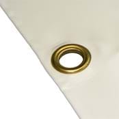 Pantalla reforzada para estructuras Ouver Giant Plus - Las argollas en los bordes reforzados aseguran una f�cil instalaci�n adem�s de un perfecto tensado de la tela